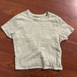 American Eagle top, size: xs, color: sage green